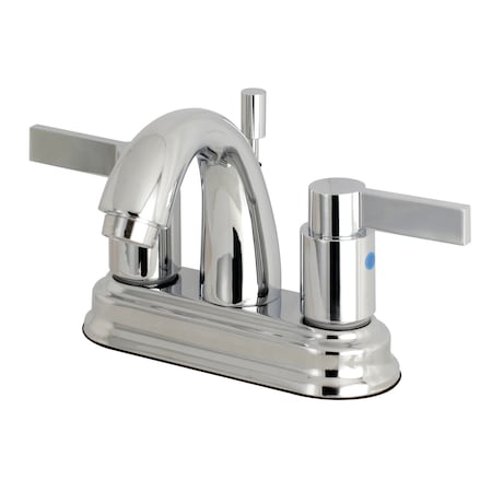 Nuvofusion FB5611NDL 4-Inch Centerset Bathroom Faucet with Retail Pop-Up FB5611NDL